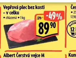 Albert Vepřová plec bez kosti nabídka