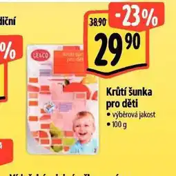 Albert Krůtí šunka pro děti nabídka