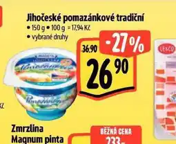Albert Jihočeské pomazánkové tradiční nabídka