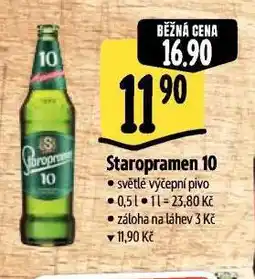Albert Pivo staropramen 10 nabídka