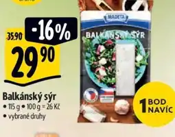 Albert Balkánský sýr nabídka