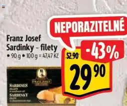 Albert Franz Josef Sardinky - filety nabídka