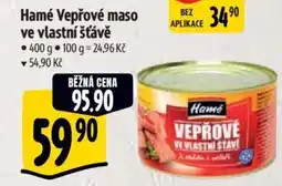 Albert Hamé Vepřové maso ve vlastní šťávě nabídka