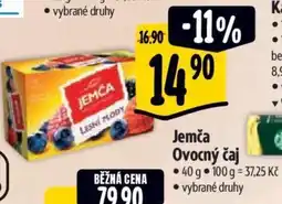 Albert Jemča Ovocný čaj nabídka