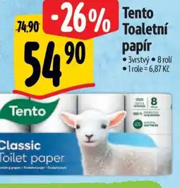 Albert Tento Toaletní papír nabídka
