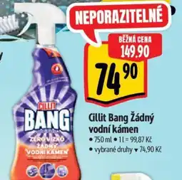 Cillit Bang žádný vodní kámen