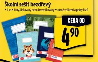 Albert Školní sešit bezdřevý nabídka