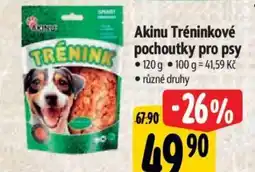 Albert Akinu Tréninkové pochoutky pro psy nabídka