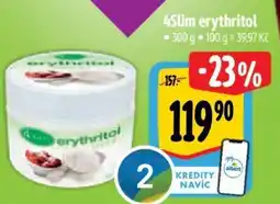 Albert 4Slim erythritol nabídka