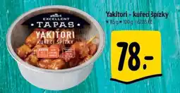 Albert Yakitori - kuřecí špízky nabídka