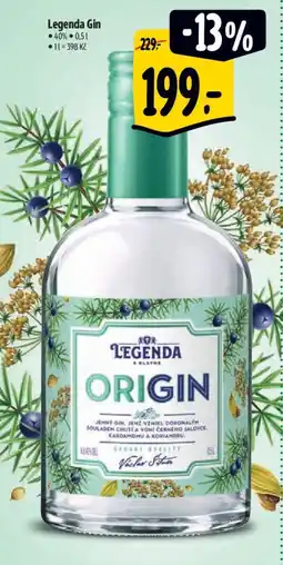 Albert Legenda Gin nabídka