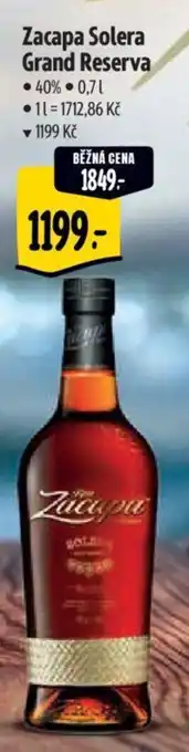 Albert Zacapa Solera Grand Reserva nabídka