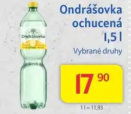 Kubík potraviny Ondrášovka ochucená nabídka