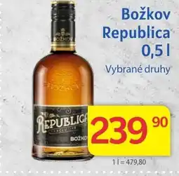 Kubík potraviny Božkov Republica nabídka