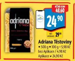 Albert Adriana Těstoviny nabídka