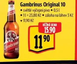 Albert Gambrinus Original 10 nabídka
