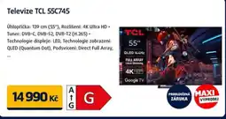 Datart Televize TCL 55C745 nabídka