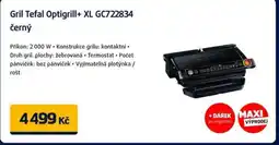 Datart Gril Tefal Optigrill+ XL GC722834 černý nabídka