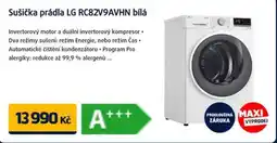 Datart Sušička prádla LG RC82V9AVHN bílá nabídka