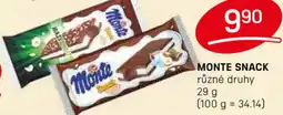 Flop MONTE SNACK nabídka