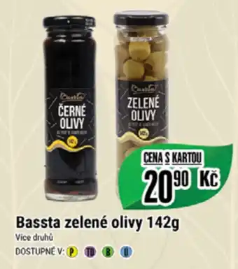 Tamda Foods Bassta zelené olivy 142g nabídka