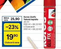 Tesco Kores Glufix Tekuté lepidlo nabídka