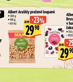Albert Albert arašídy pražené loupané nabídka