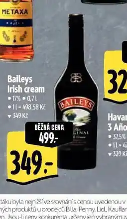 Albert Baileys irish cream nabídka