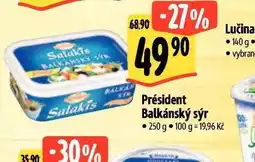 Albert Président balkánský sýr nabídka