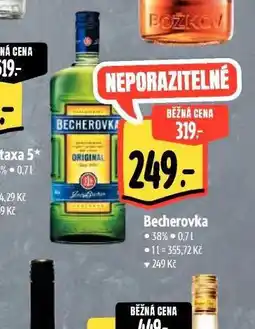 Albert Becherovka nabídka