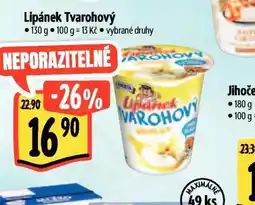 Albert Lipánek tvarohový nabídka