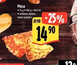 Albert Pizza nabídka