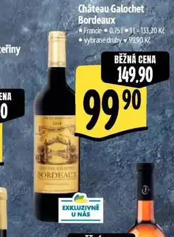 Albert Chateau galochet bordeaux nabídka