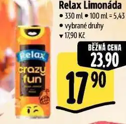 Albert Relax limonáda nabídka