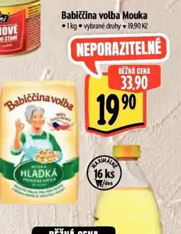Albert Babiččina volba mouka nabídka