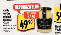 Albert Maille hořčice original dijonská nabídka