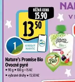 Albert Bio ovocné pyré nabídka