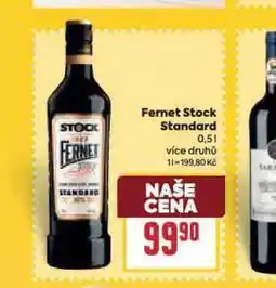 Billa Fernet stock standard nabídka