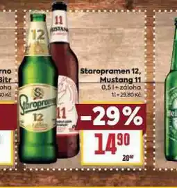 Billa Pivo staropramen 12 nabídka