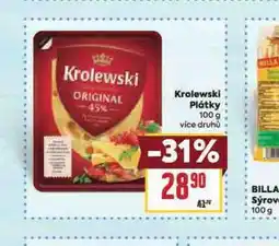 Billa Krolewski plátky nabídka