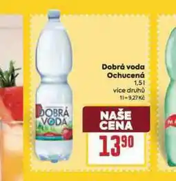 Billa Dobrá voda ochucená nabídka