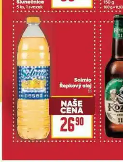 Billa Solmio řepkový olej nabídka