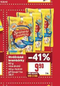 Billa Strážnické brambůrky nabídka