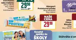 Billa Maxsport proteinová tyčinka nabídka