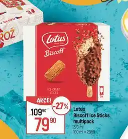 Globus Lotus biscoff sticks multipack nabídka