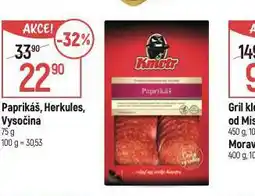 Globus Paprikáš nabídka