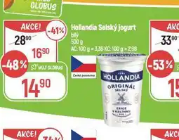 Globus Hollandia selský jogurt bílý nabídka