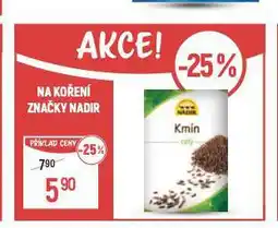 Globus Nadir koření nabídka