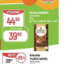 Globus Ferrero čokoláda nabídka