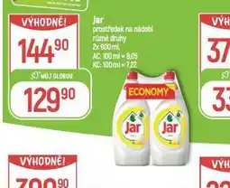 Globus Jar prostředek na nádobí nabídka